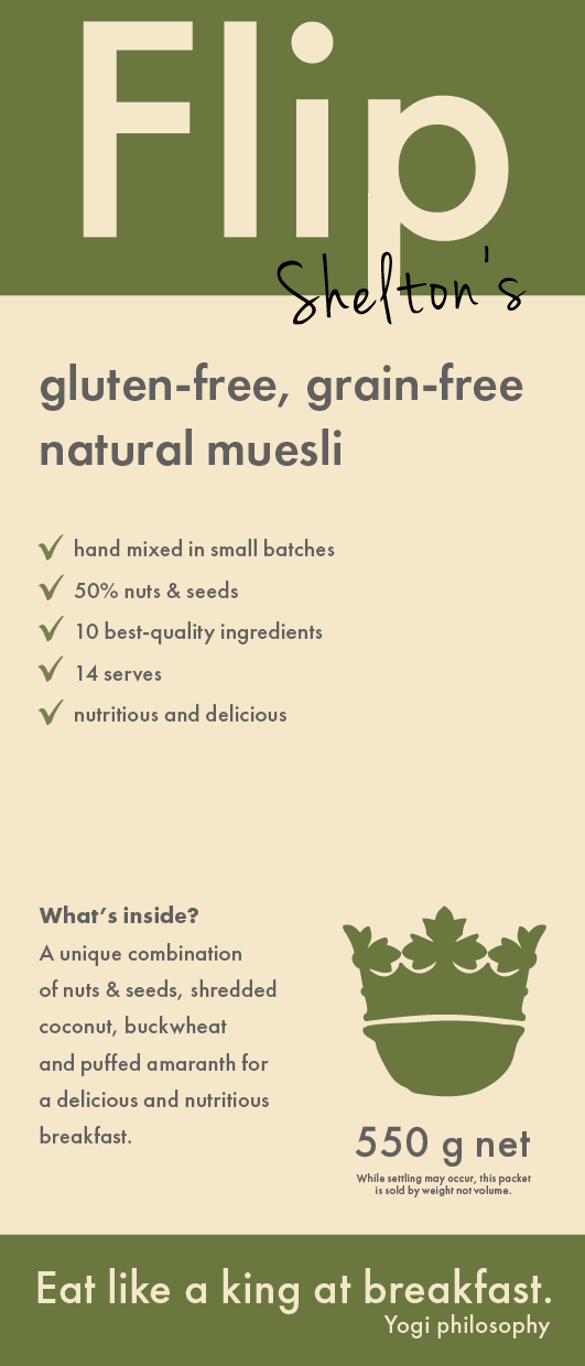 gluten-free, grain-free natural muesli